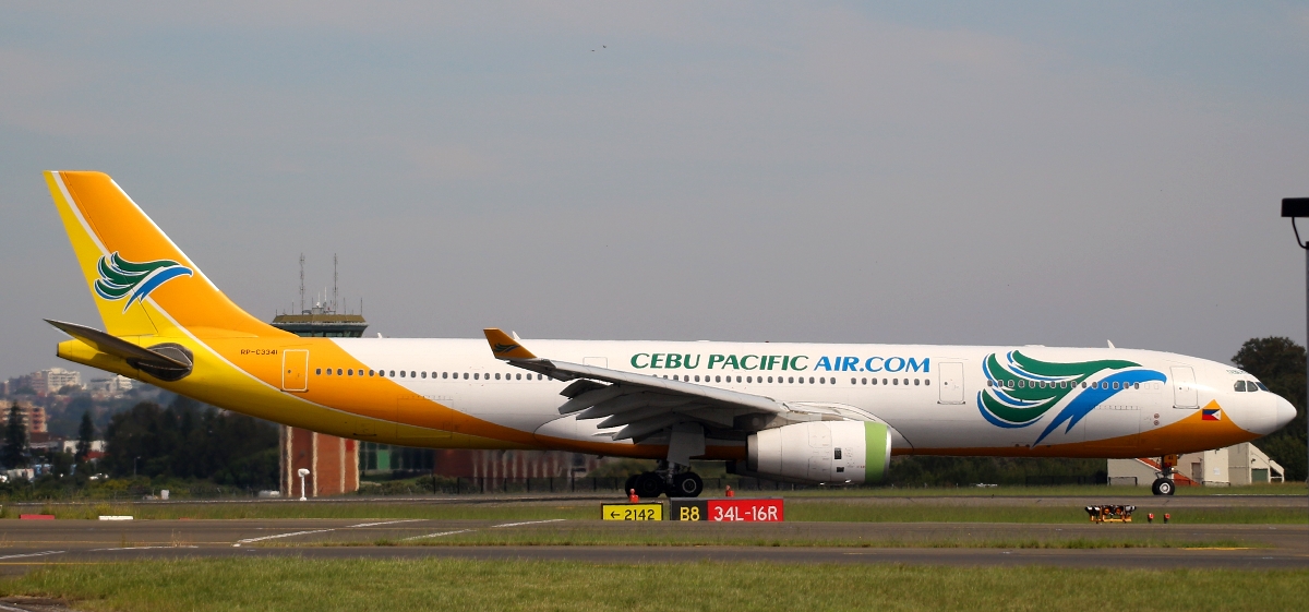 RP-C3341 · Airbus A330-343 · (SYD / YSSY)