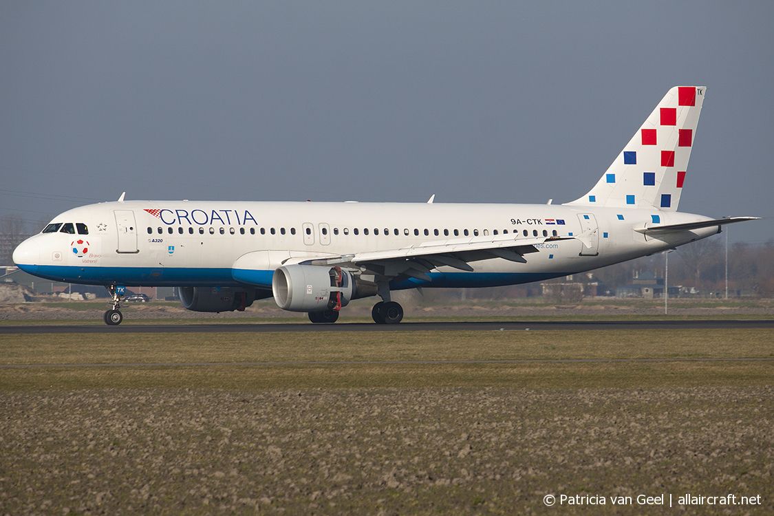 9A-CTK · Airbus A320-214 · (AMS / EHAM)