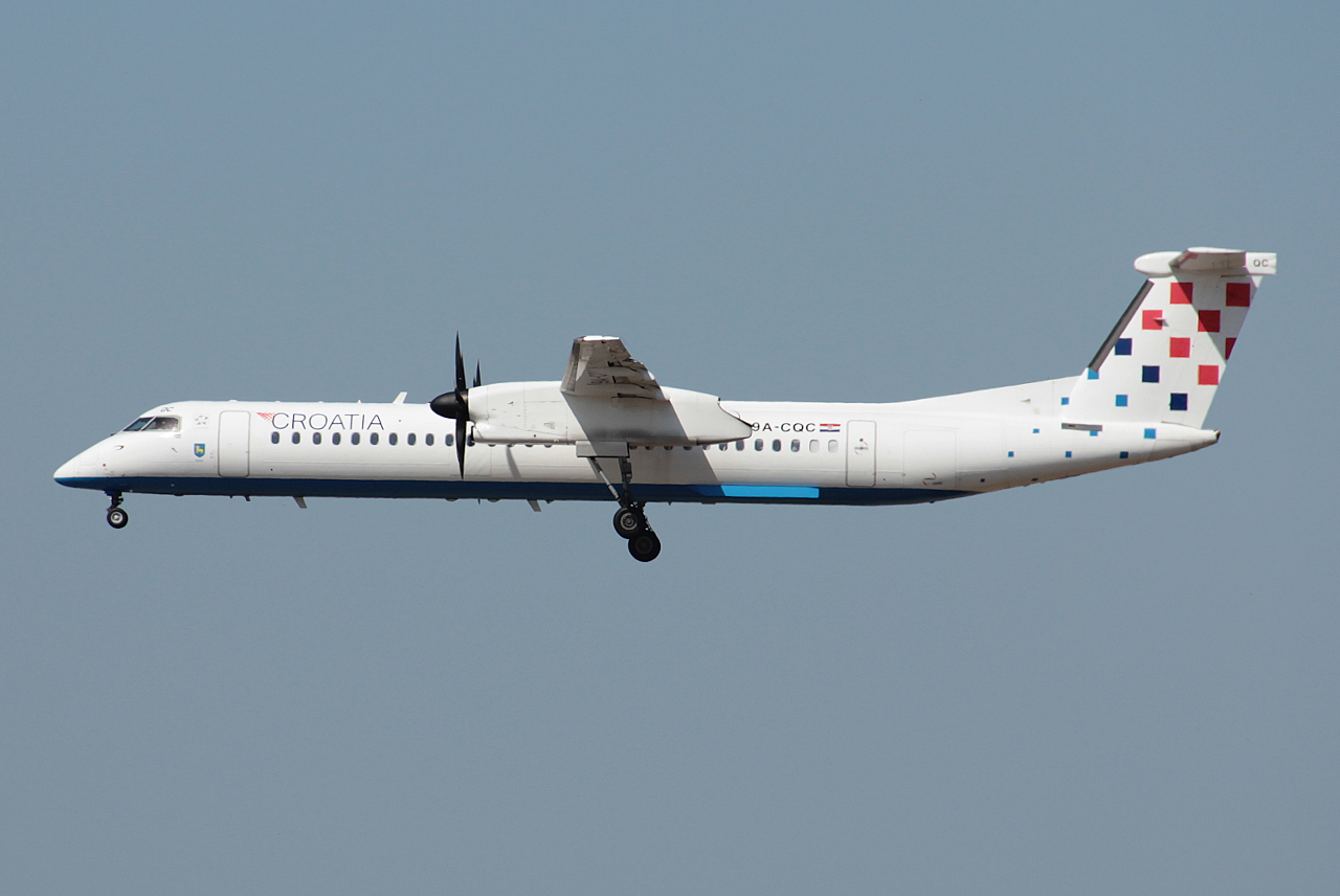 9A-CQC · Bombardier Dash 8-Q402 · (FCO / LIRF)