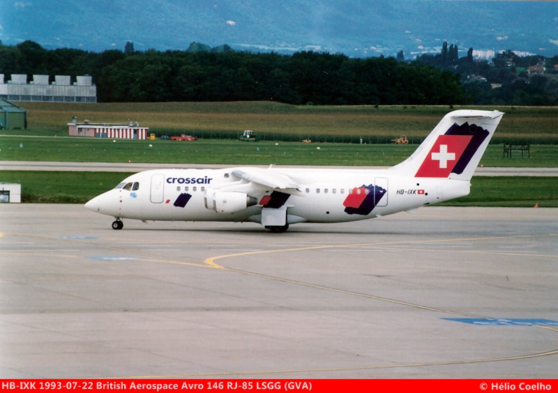 HB-IXK · British Aerospace Avro RJ85 · (GVA / LSGG)