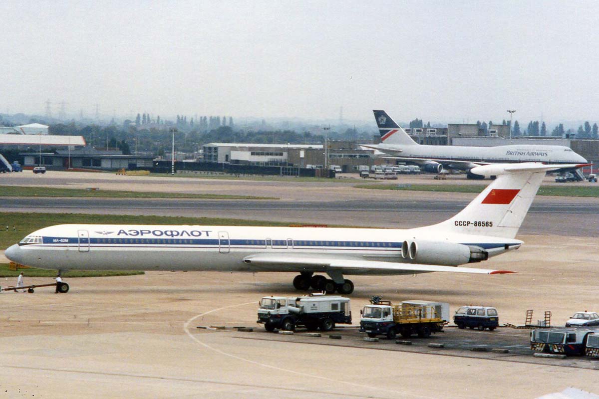 CCCP-86565 · Ilyushin Il-62M · (LHR / EGLL)