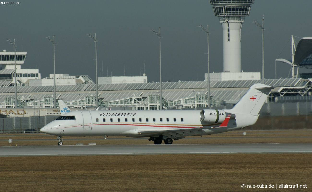 4L-GAA · Bombardier CL-600-2B19 Challenger 850 · (MUC / EDDM)