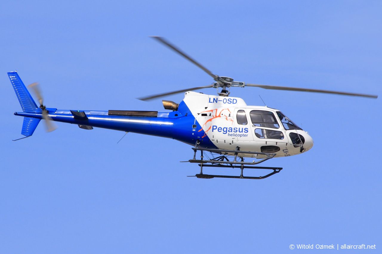 LN-OSD · Eurocopter AS 350 Ecureuil · (SVG / ENZV)