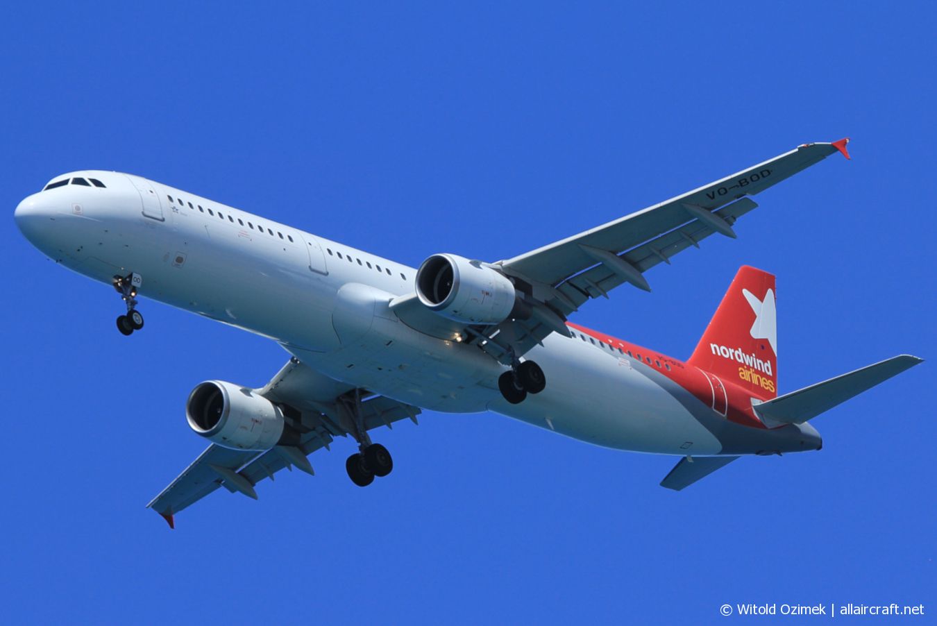 VQ-BOD · Airbus A321-211 · (HER / LGIR)