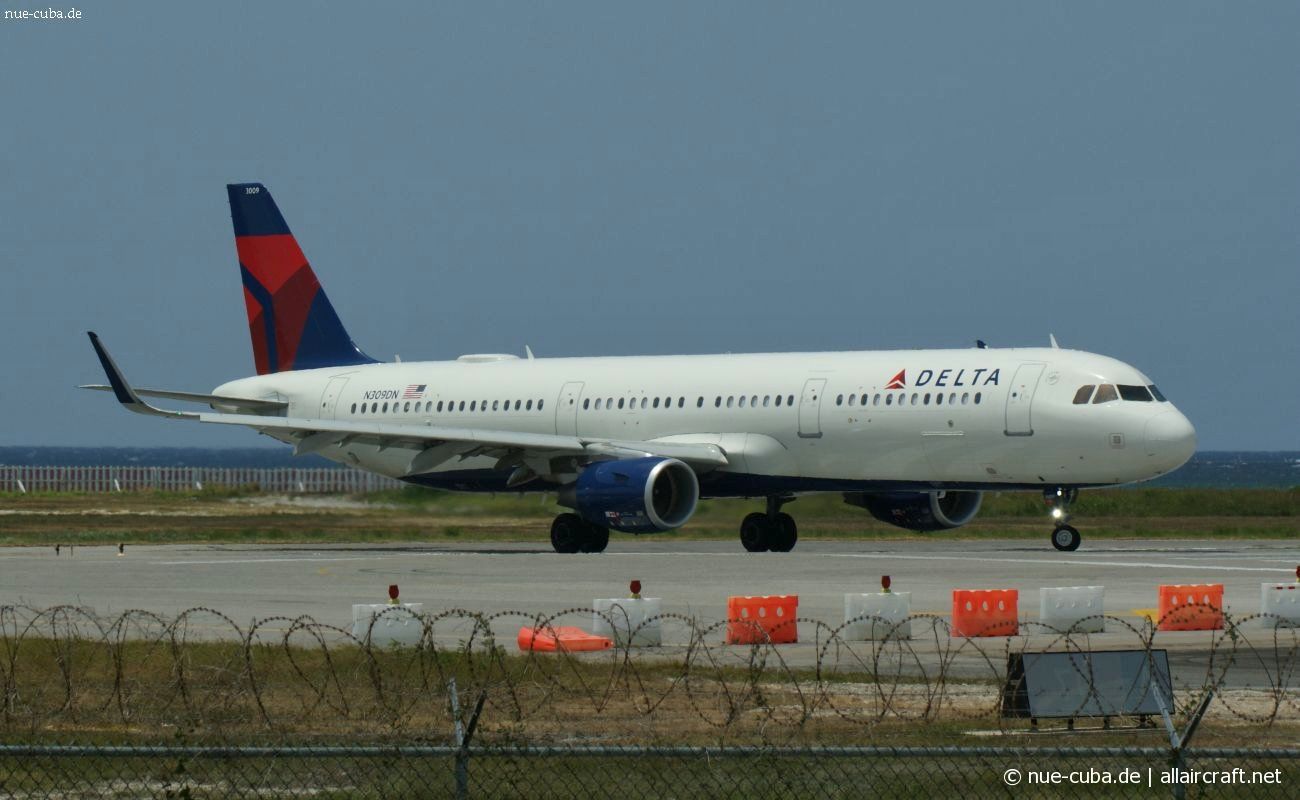 N309DN · Airbus A321-211(WL) · (MBJ / MKJS)