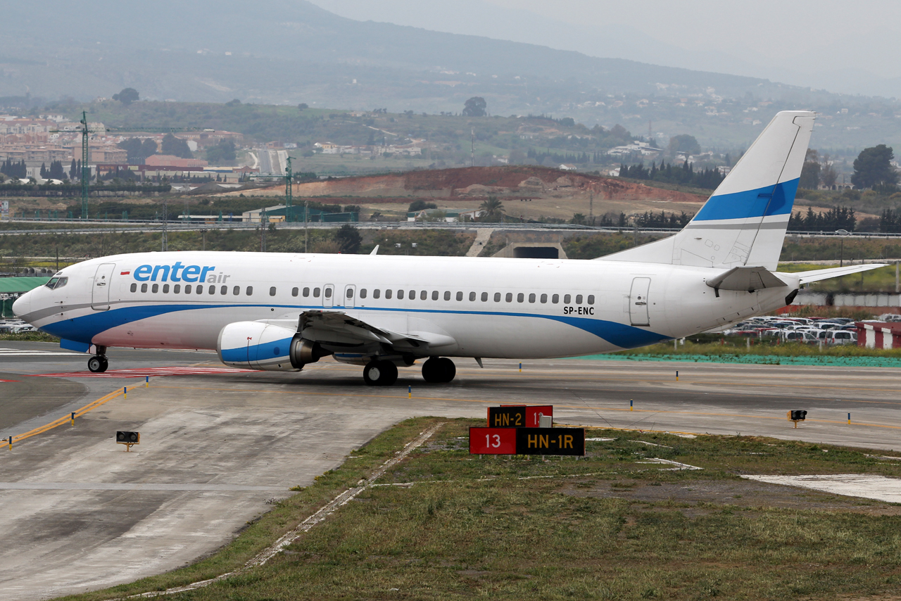 SP-ENC · Boeing 737-4Q8 · (AGP / LEMG)