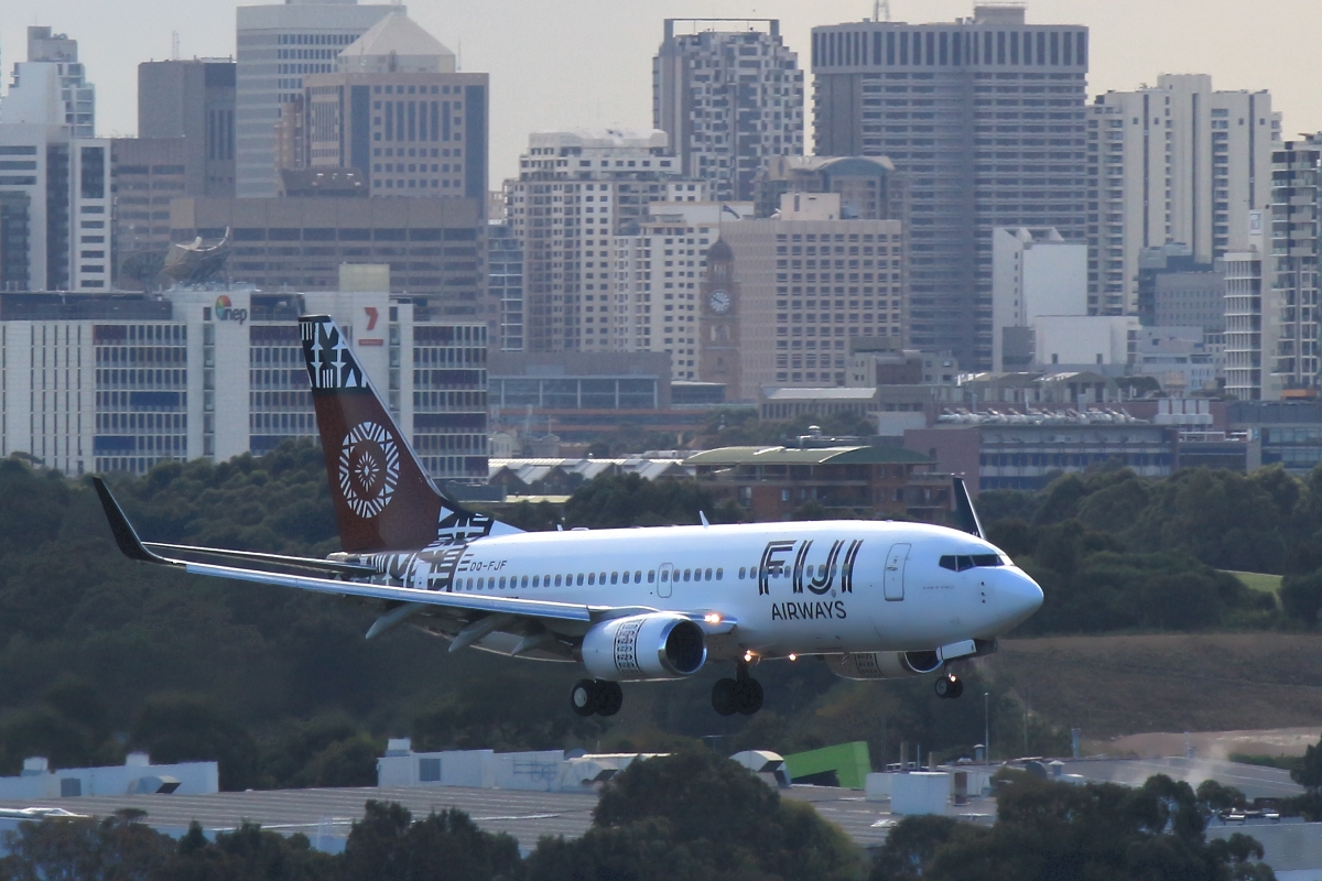 DQ-FJF · Boeing 737-7X2 · (SYD / YSSY)