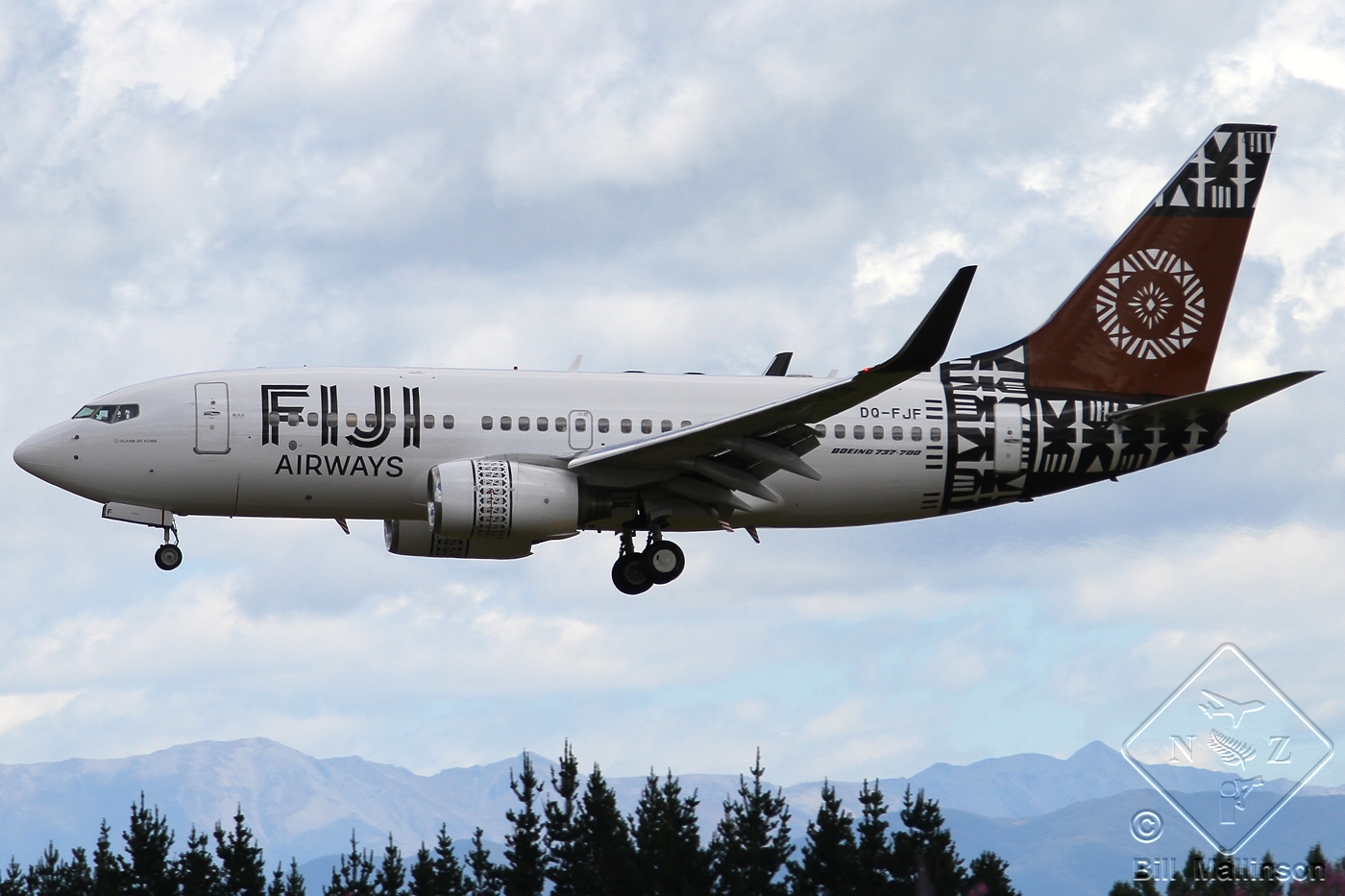 DQ-FJF · Boeing 737-7X2 · (CHC / NZCH)