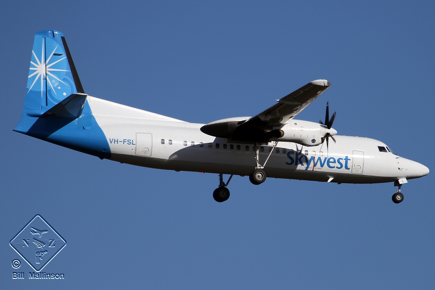 VH-FSL · Fokker 50 · (PER / YPPH)