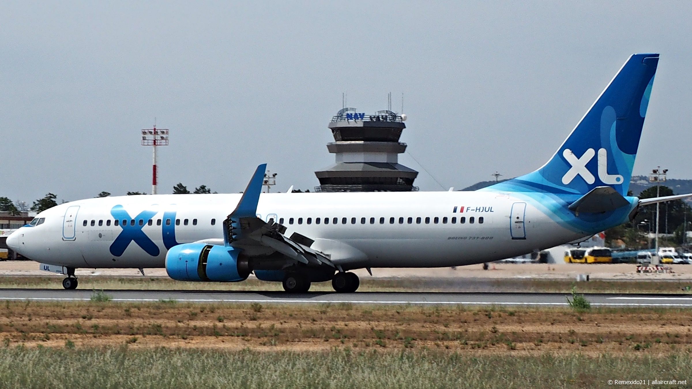 F-HJUL · Boeing 737-8Q8(WL) · (FAO / LPFR)