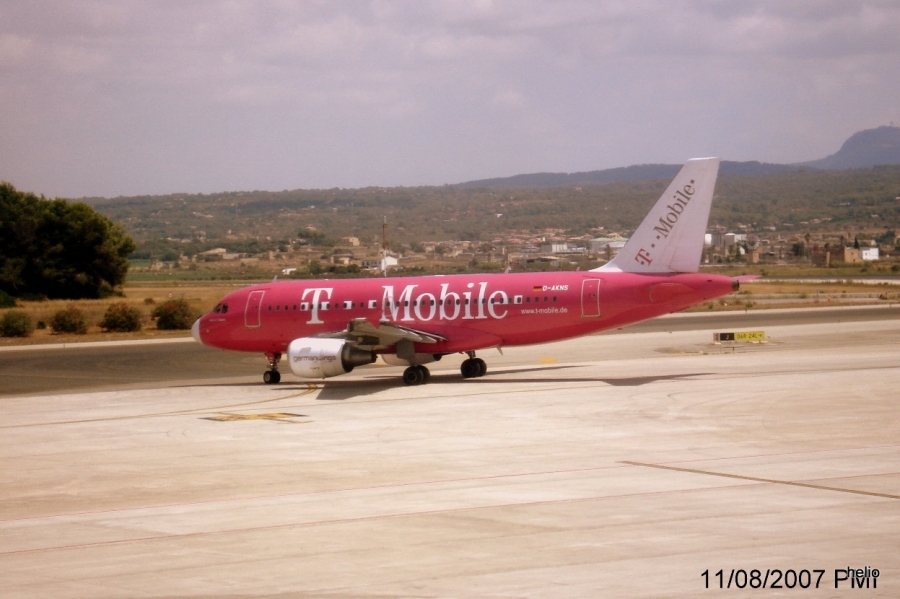D-AKNS · Airbus A319-112 · (PMI / LEPA / LESJ)