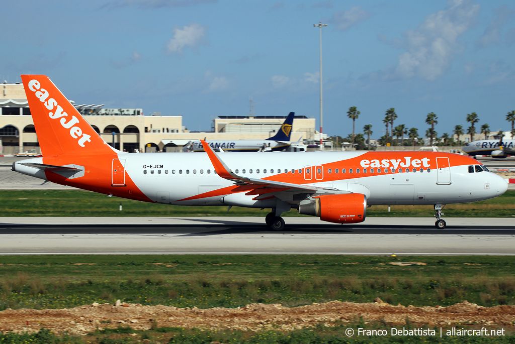 G-EJCM · Airbus A320-214(WL) · (MLA / LMML)