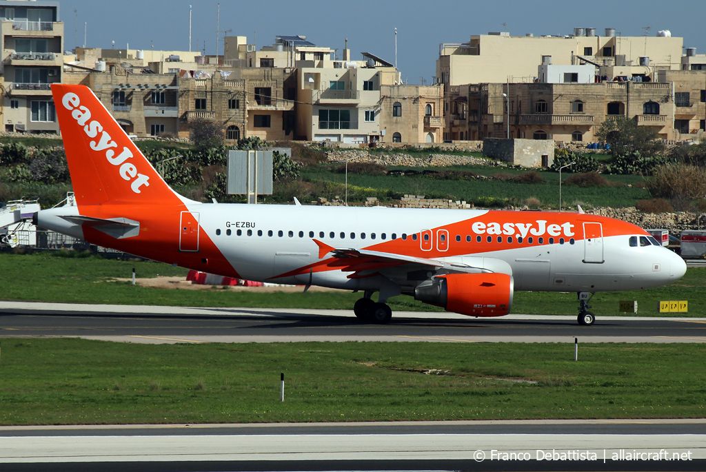 G-EZBU · Airbus A319-111 · (MLA / LMML)