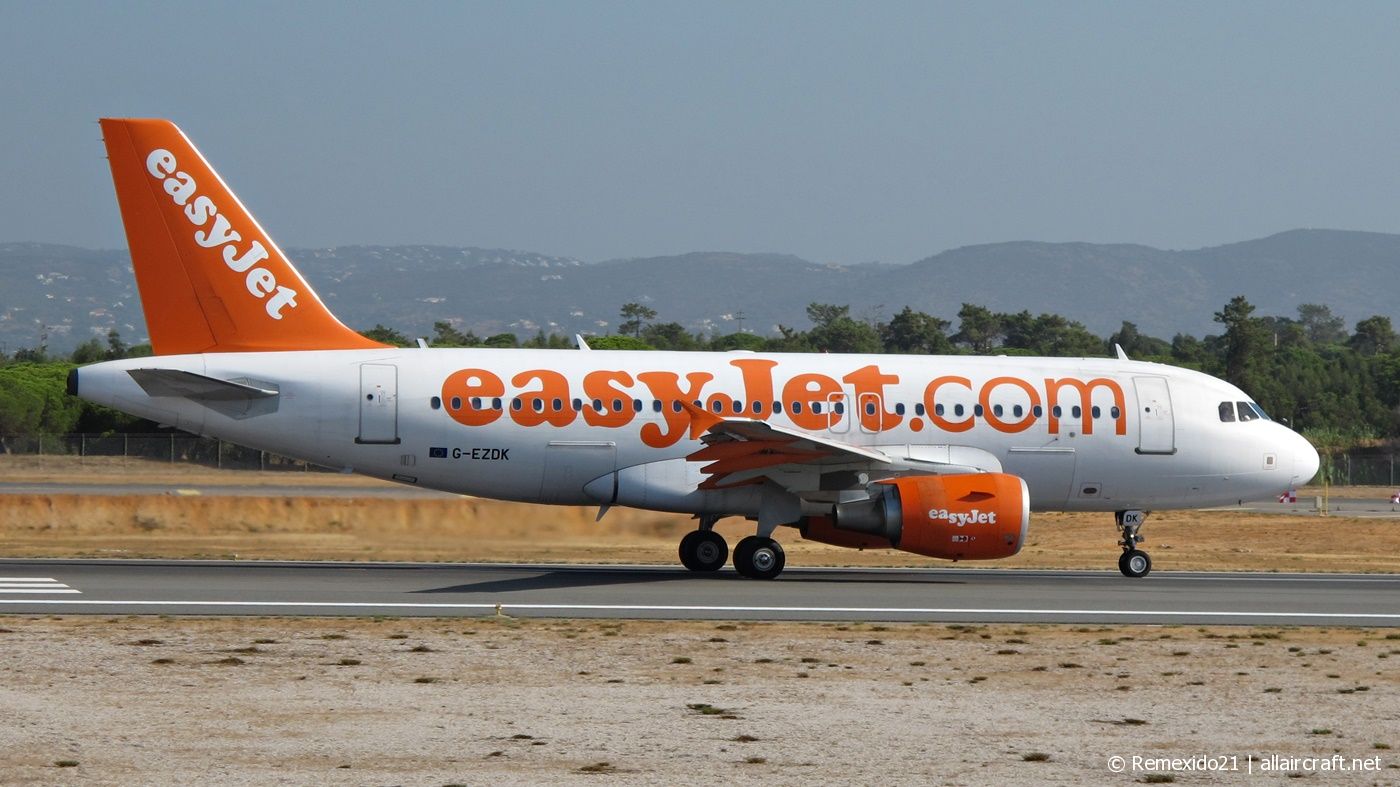 G-EZDK · Airbus A319-111 · (FAO / LPFR)