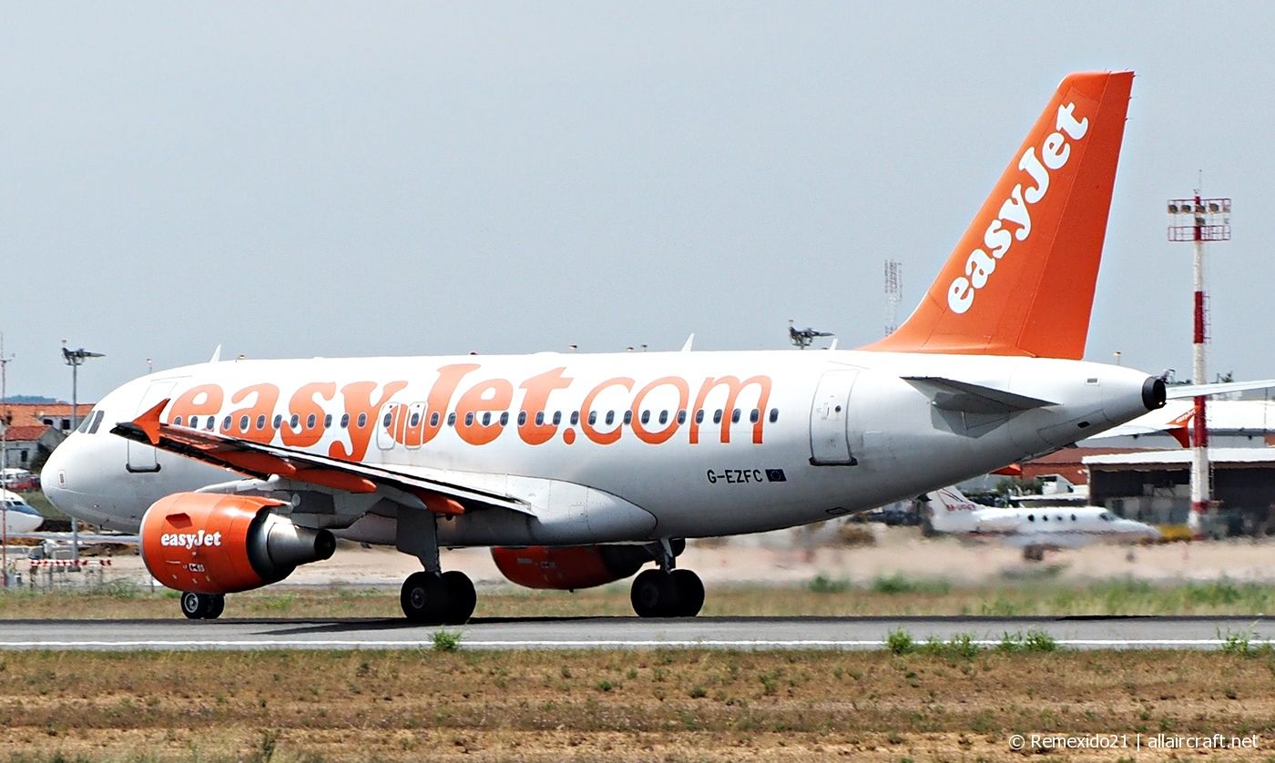 G-EZFC · Airbus A319-111 · (FAO / LPFR)