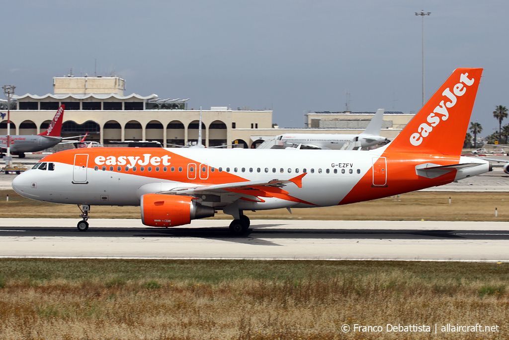 G-EZFV · Airbus A319-111 · (MLA / LMML)
