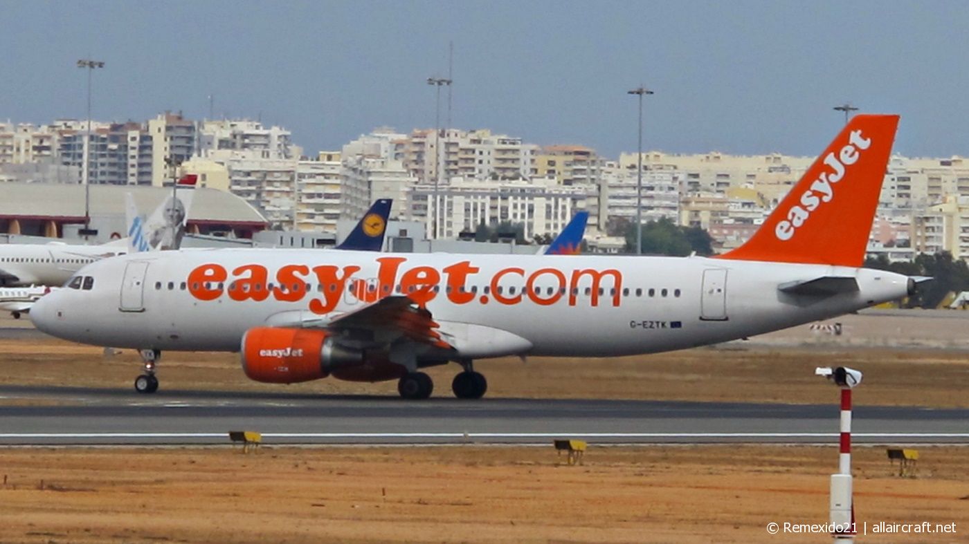 G-EZTK · Airbus A320-214 · (FAO /LPFR)