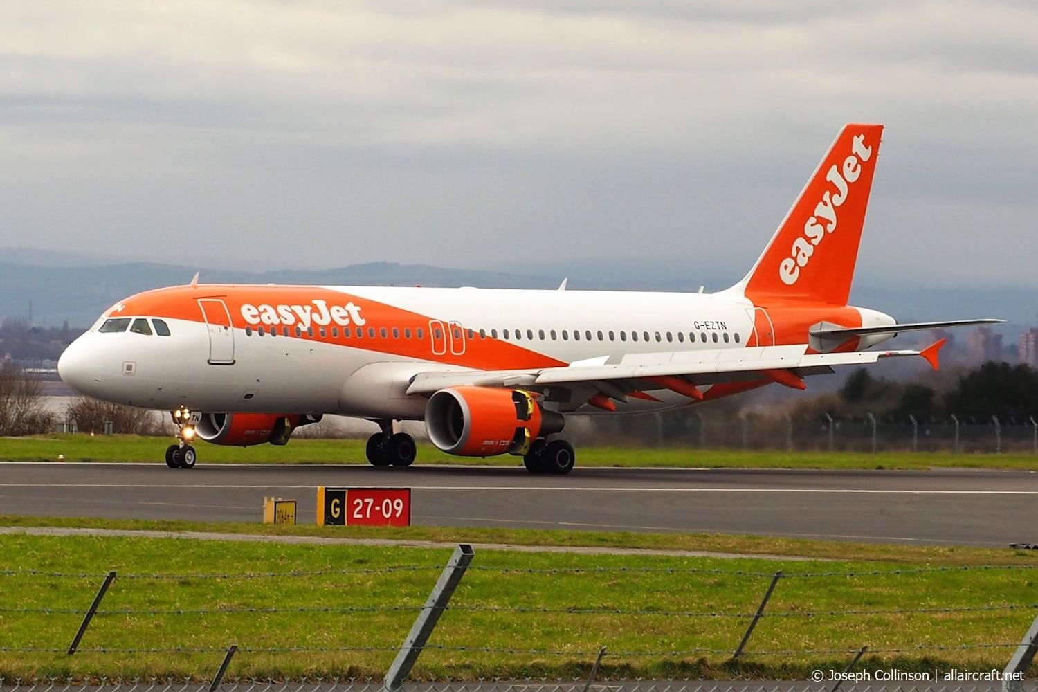 G-EZTN · Airbus A320-214 · (LPL / EGGP)