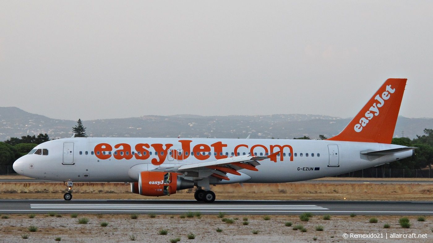 G-EZUN · Airbus A320-214 · (FAO /LPFR)