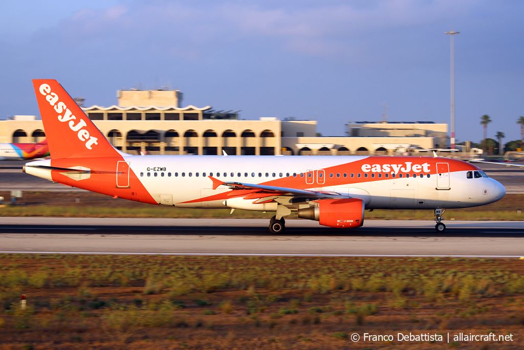 G-EZWB · Airbus A320-214 · (MLA / LMML)