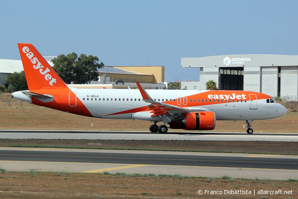 G-UZLA · Airbus A320-251N · (MLA / LMML)