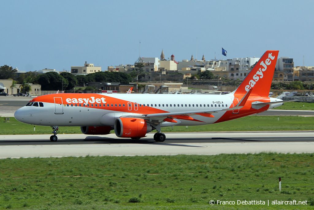 G-UZLA · Airbus A320-251N · (MLA / LMML)