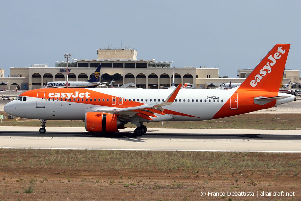 G-UZLA · Airbus A320-251N · (MLA / LMML)