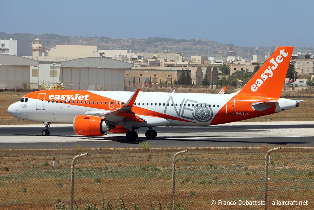 G-UZLX · Airbus A320-251N · (MLA / LMML)