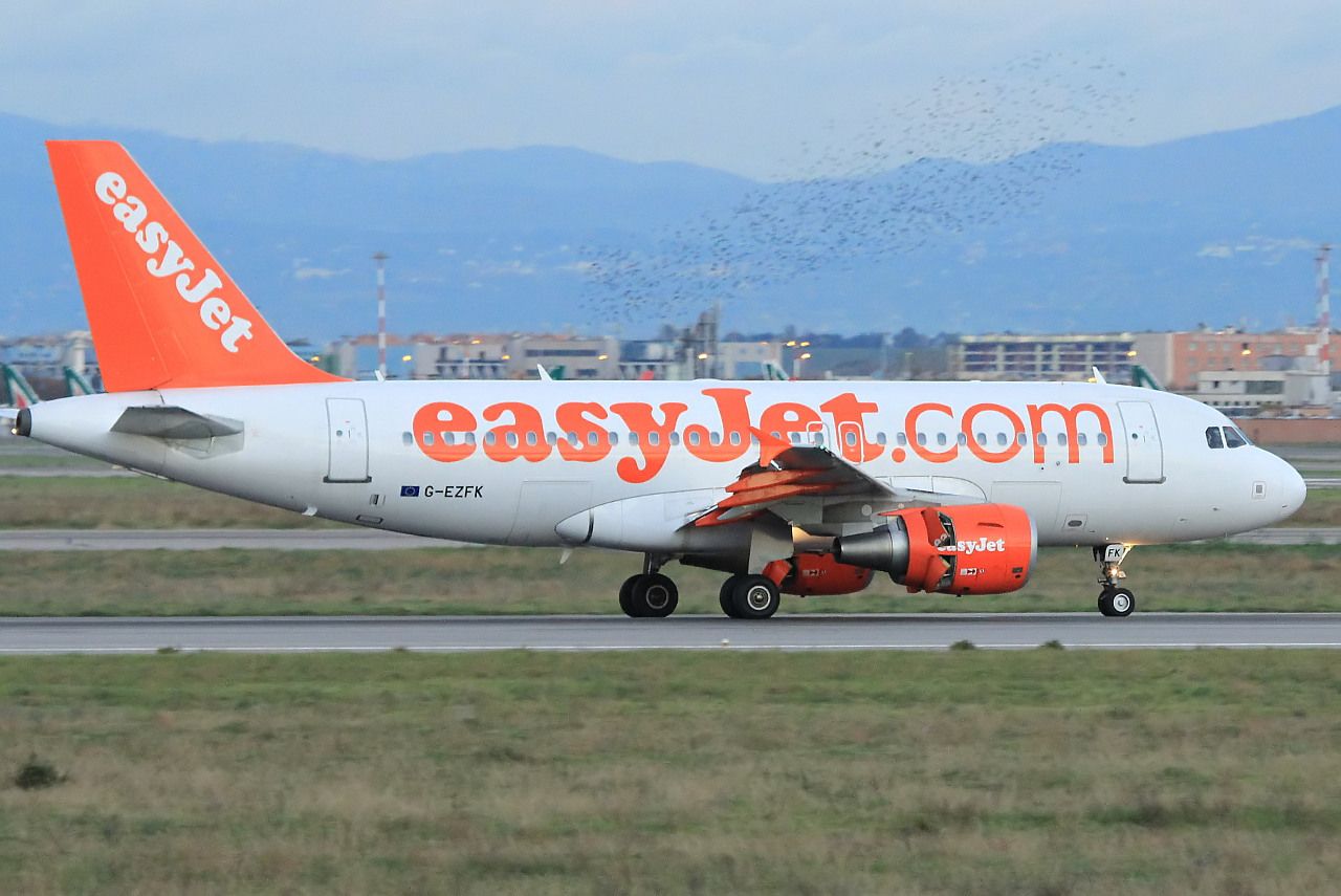 G-EZFK · Airbus A319-111 · (FCO / LIRF)