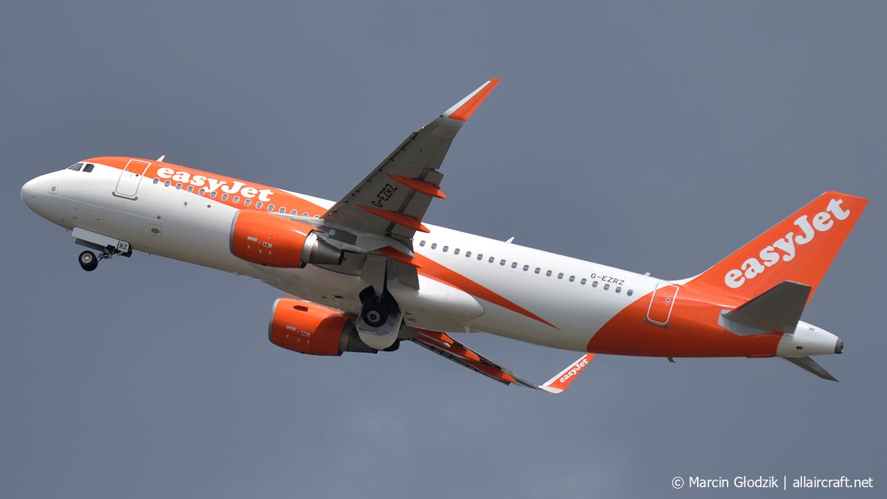 G-EZRZ · Airbus A320-214(WL) · (KRK / EPKK)