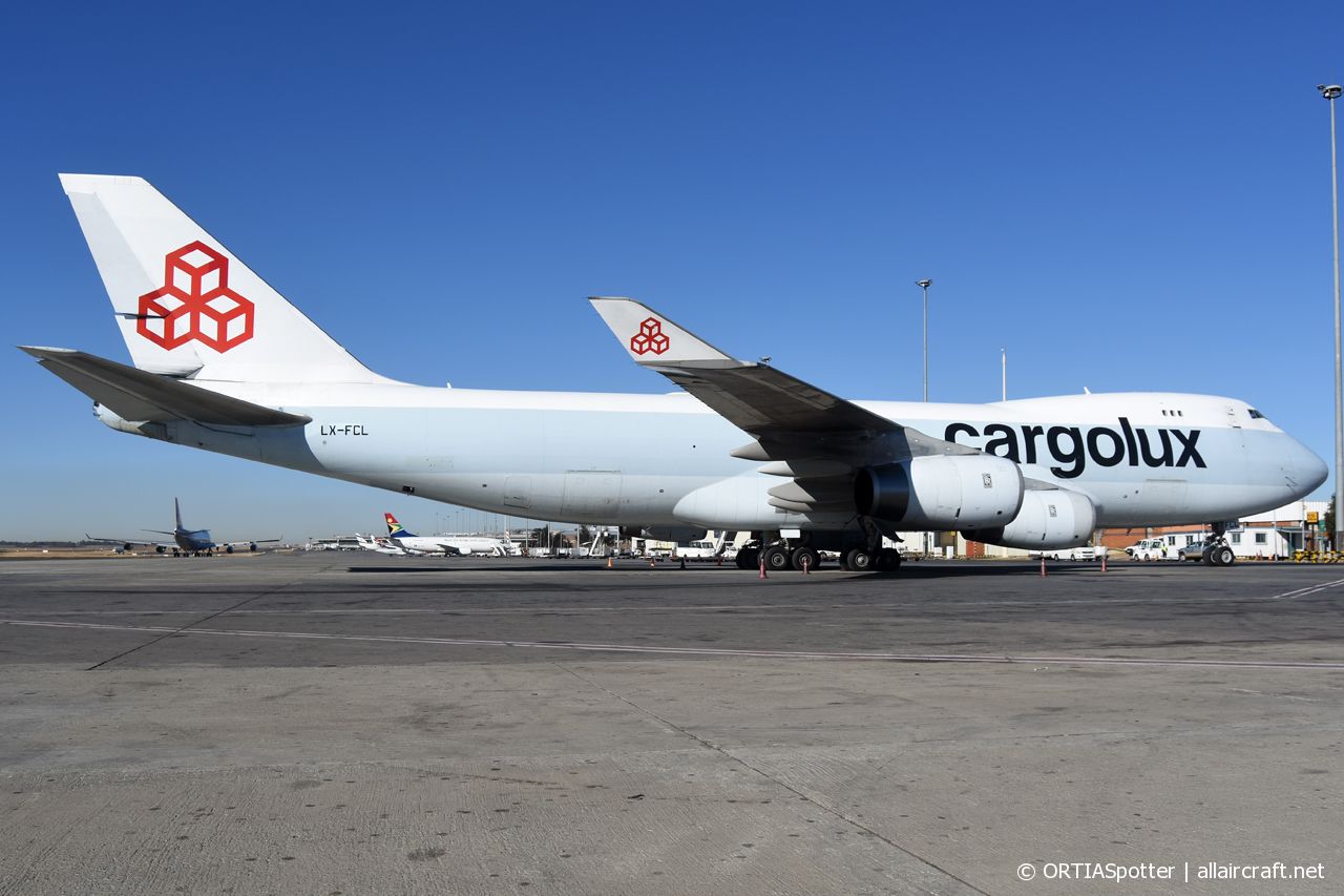 LX-FCL · Boeing 747-467F · (JNB / FAOR)