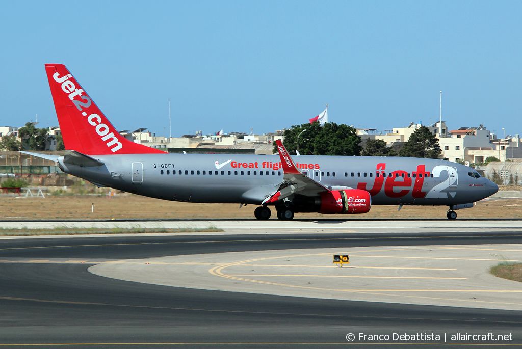 G-GDFY · Boeing 737-86Q(WL) · (MLA / LMML)