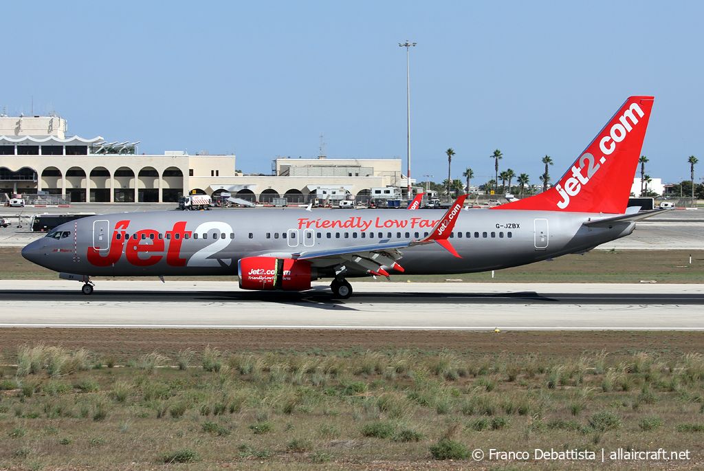 G-JZBX · Boeing 737-8HX(WL) · (MLA / LMML)