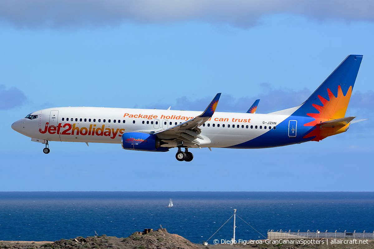 G-JZHN · Boeing 737-8MG(WL) · (LPA / GCLP)