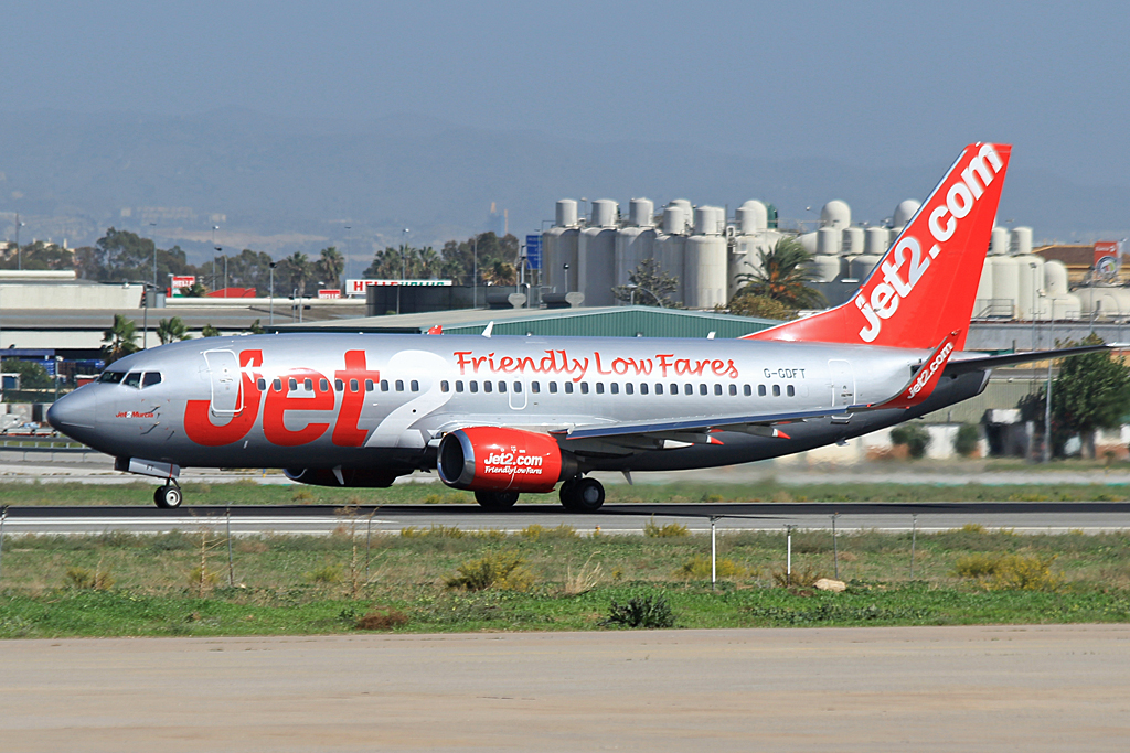 G-GDFT · Boeing 737-36Q · (AGP / LEMG)