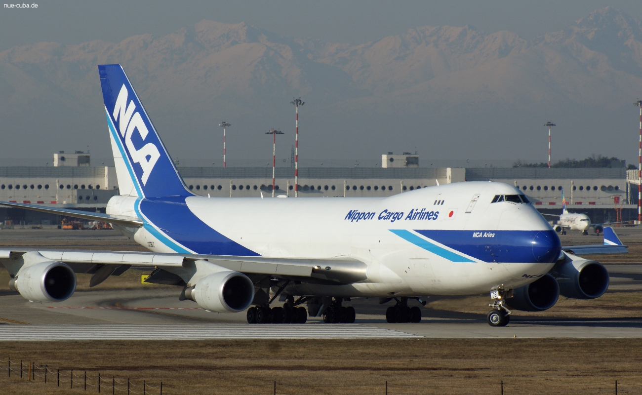 JA08KZ · Boeing 747-4KZF · (MXP / LIMC)