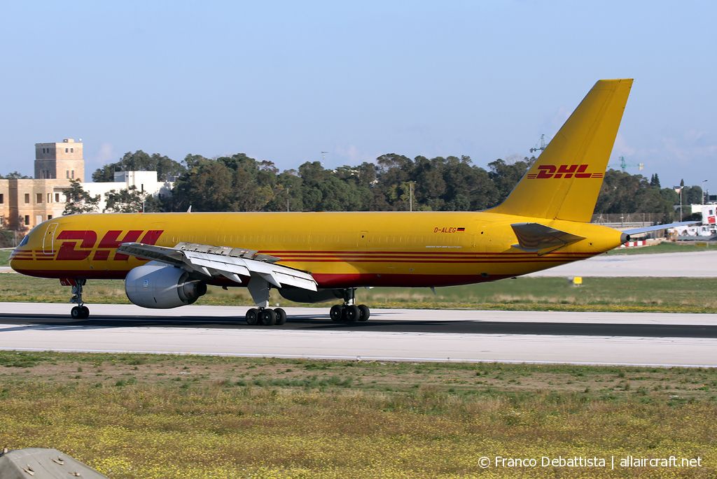 D-ALEG · Boeing 757-236(SF) · (MLA / LMML)