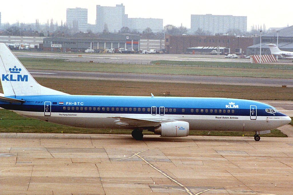 PH-BTC · Boeing 737-406 · (LHR / EGLL)