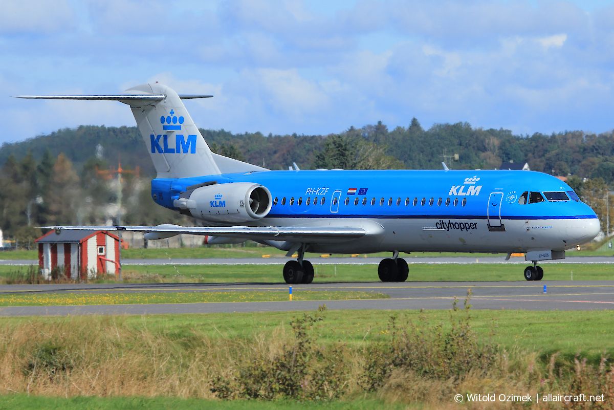 PH-KZF · Fokker 70 · (SVG / ENZV)