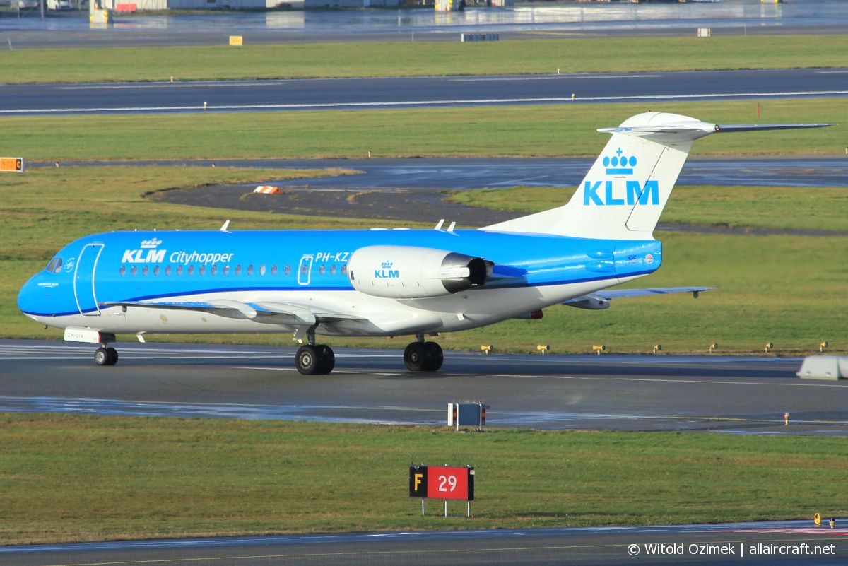 PH-KZM · Fokker 70 · (SVG / ENZV)