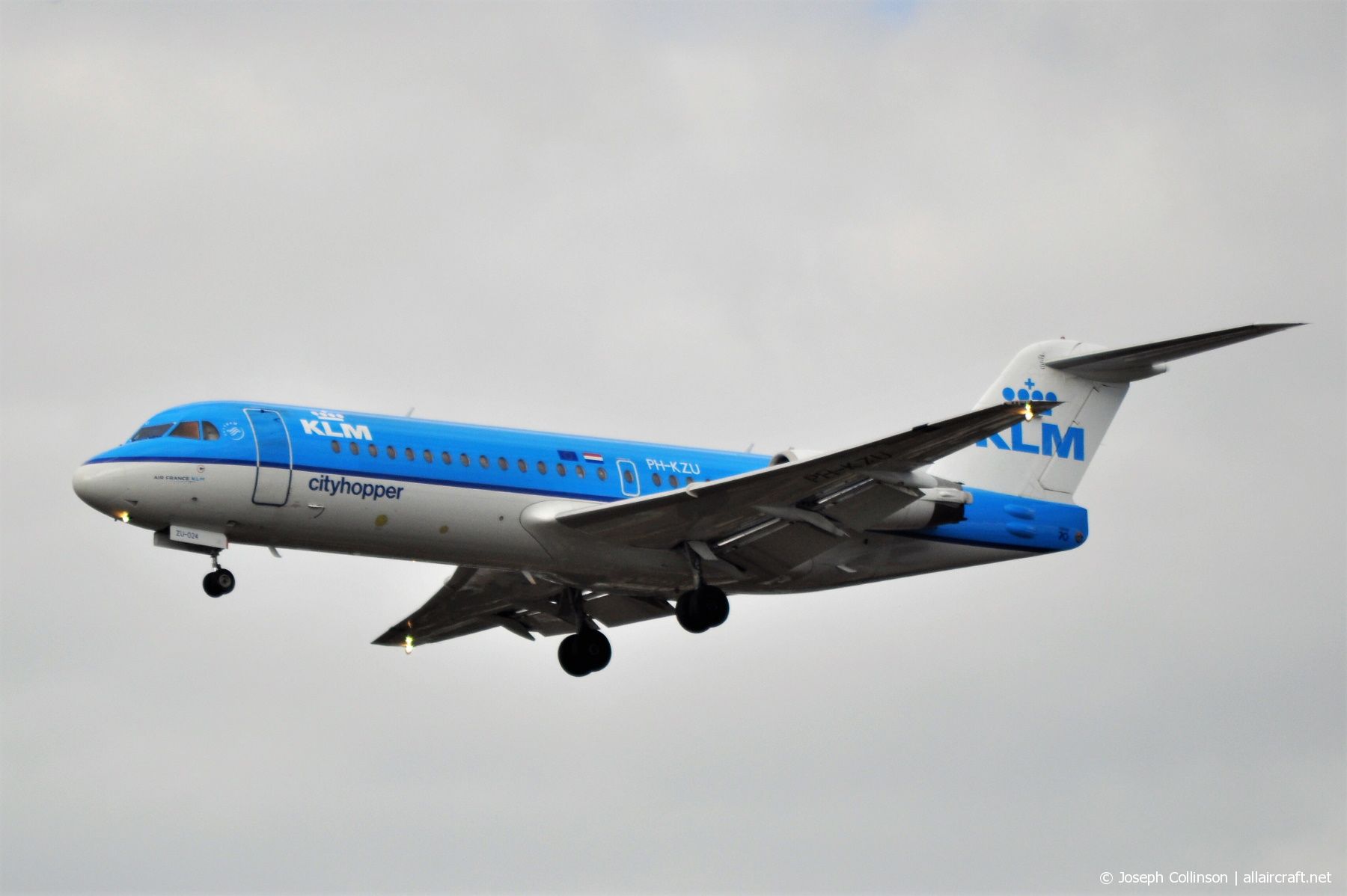 PH-KZU · Fokker 70 · (LHR / EGLL)