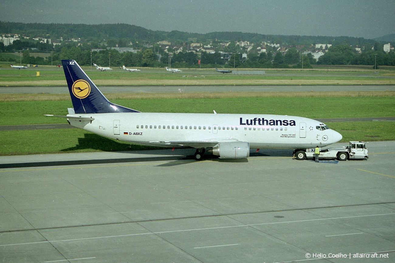 D-ABXZ · Boeing 737-330 · (ZRH / LSZH)