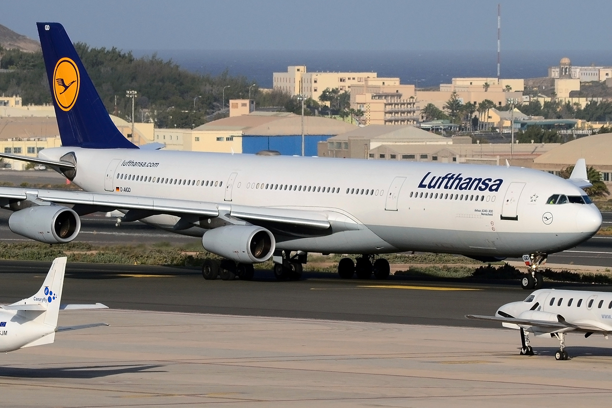 D-AIGD · Airbus A340-311 · (LPA / GCLP)