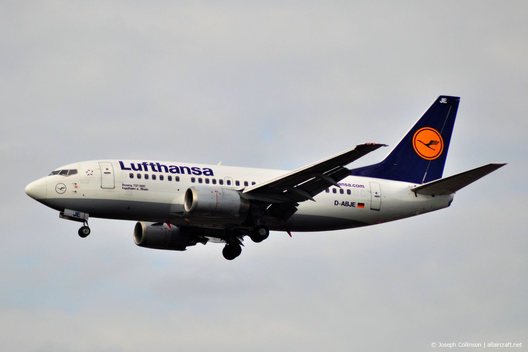 D-ABJE · Boeing 737-530 · (LHR / EGLL)
