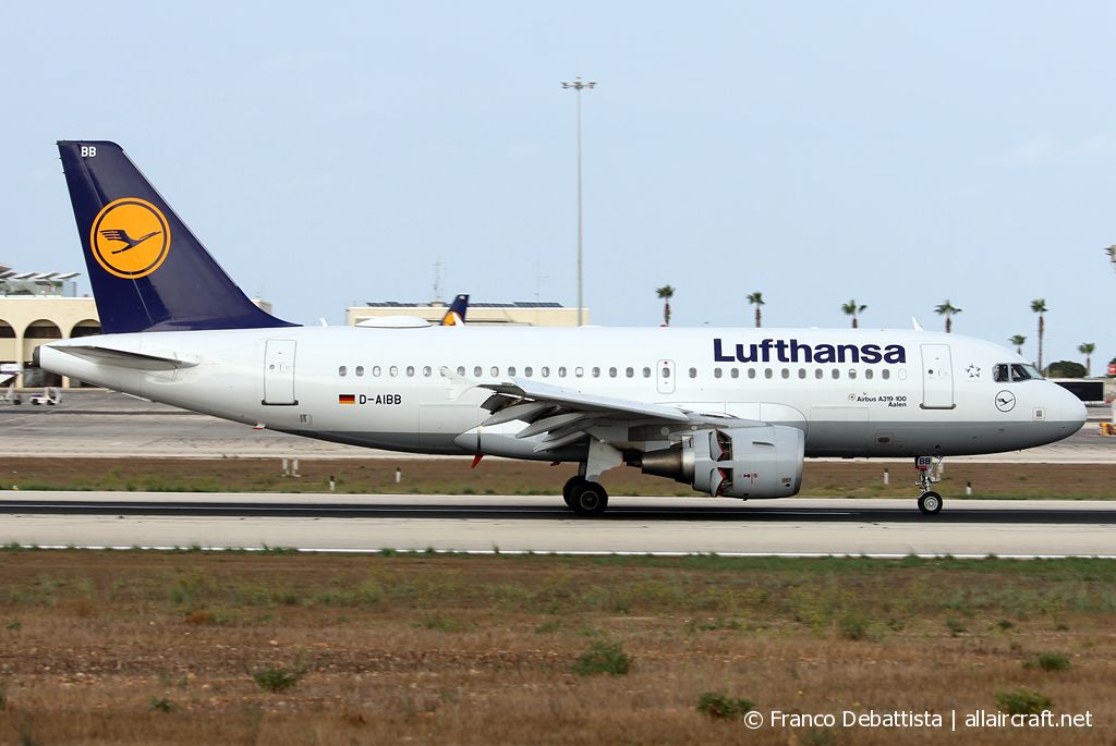 D-AIBB · Airbus A319-112 · (MLA / LMML)