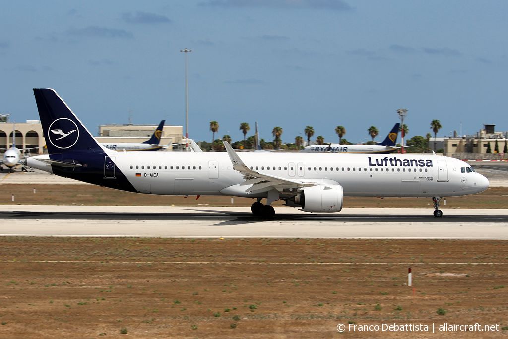 D-AIEA · Airbus A321-271NX · (MLA / LMML)