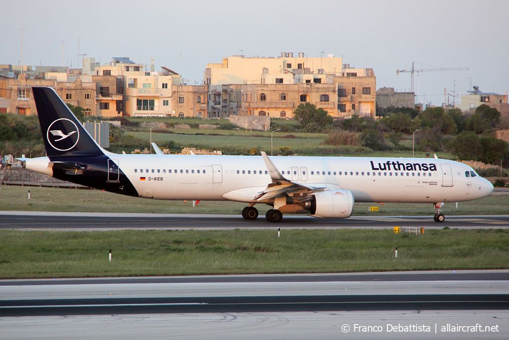 D-AIEB · Airbus A321-271NX · (MLA / LMML)