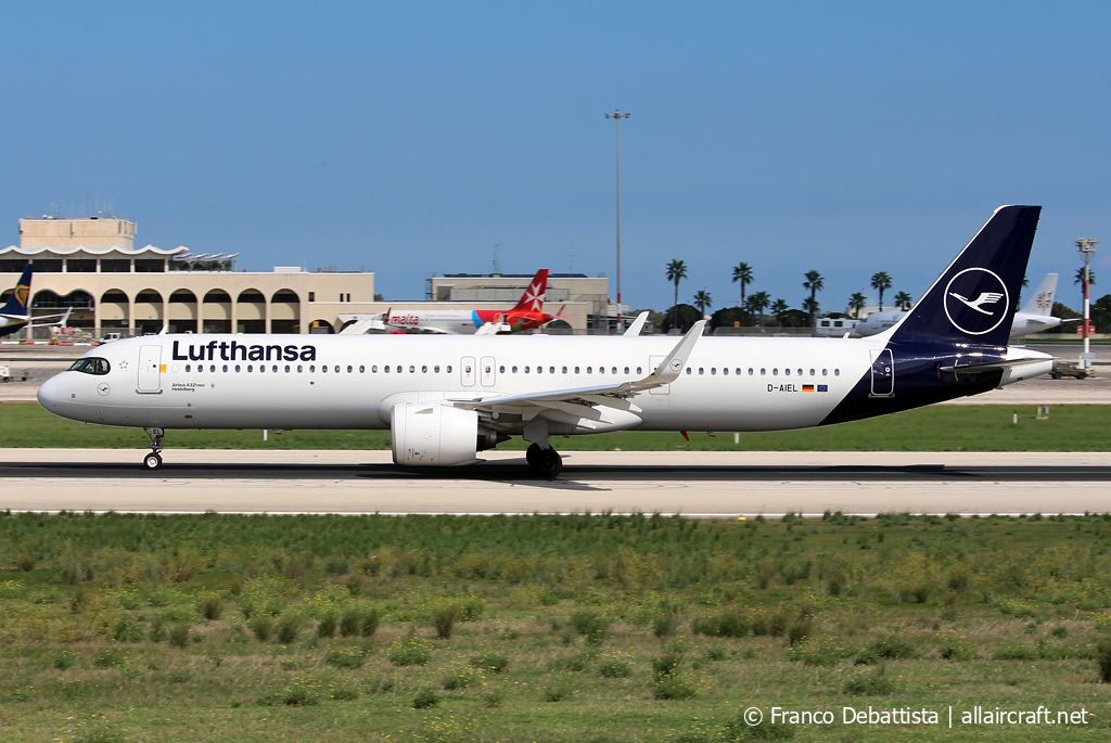 D-AIEL · Airbus A321-271NX · (MLA / LMML)