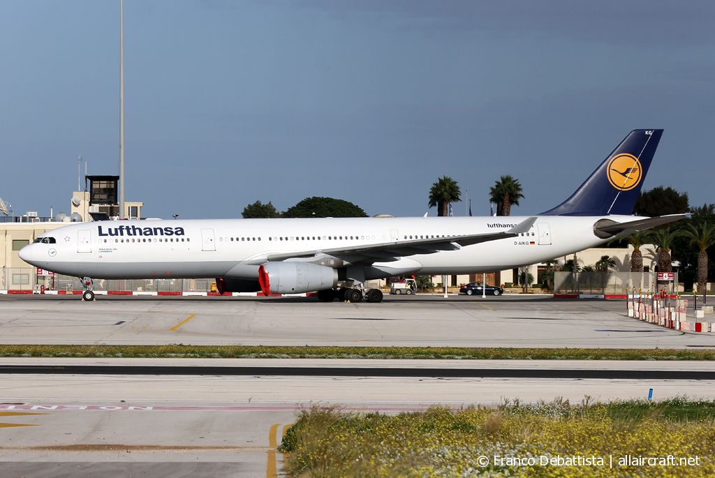 D-AIKG · Airbus A330-343 · (MLA / LMML)