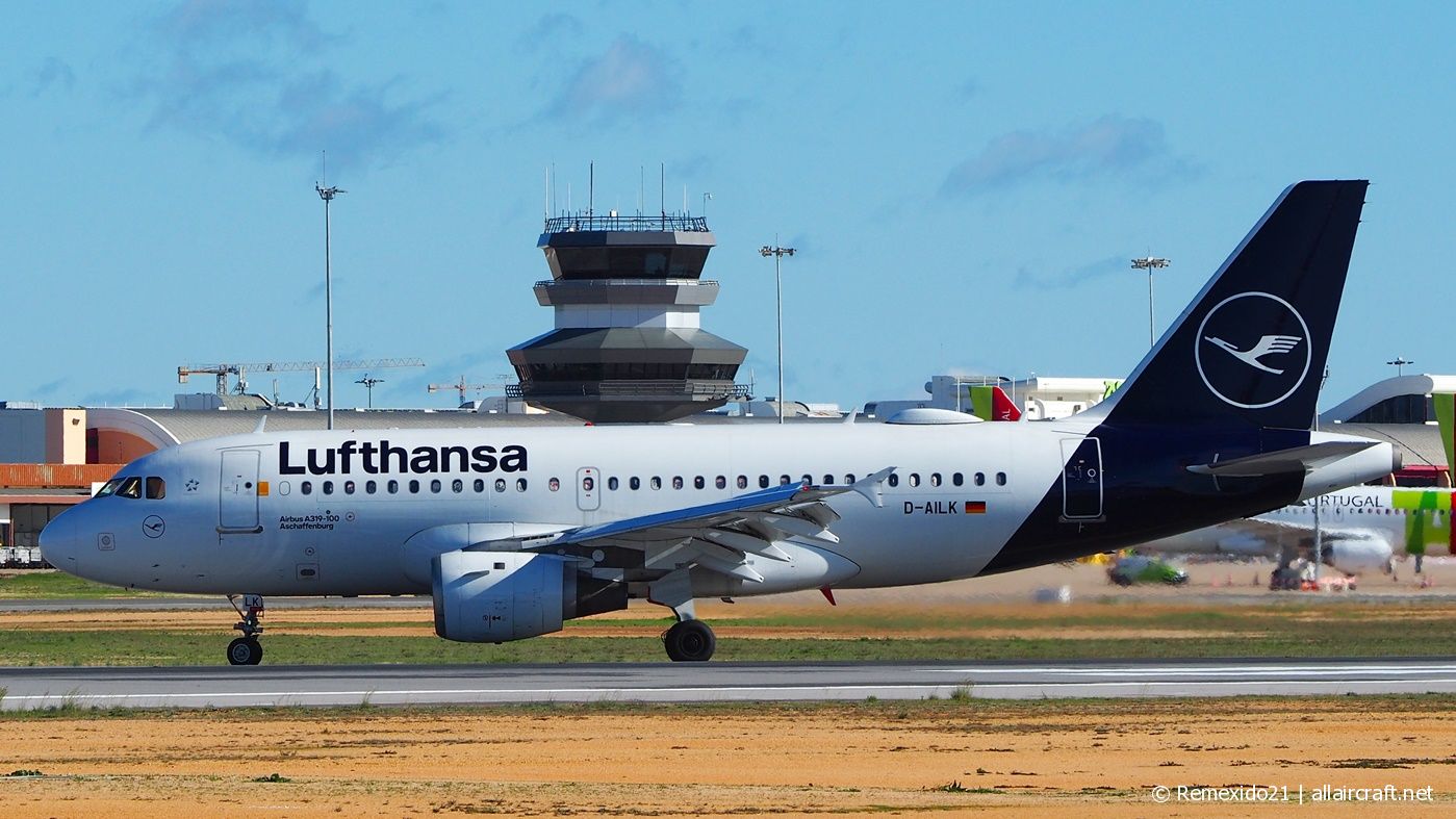 D-AILK · Airbus A319-114 · (FAO / LPFR)